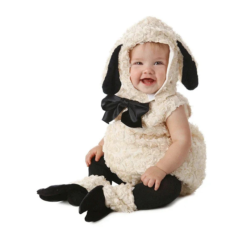 Baby Girls’ Lamb Halloween Costume Set