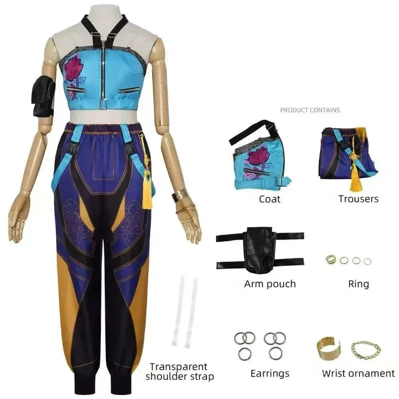 NovibebeCo. Girls Anime Roleplay Halloween Cosplay Full Costume Set