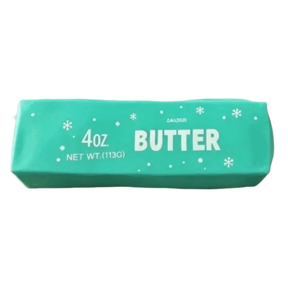 Crunchy Butter Stick Christmas Squishy Toy - Snowflake Theme
