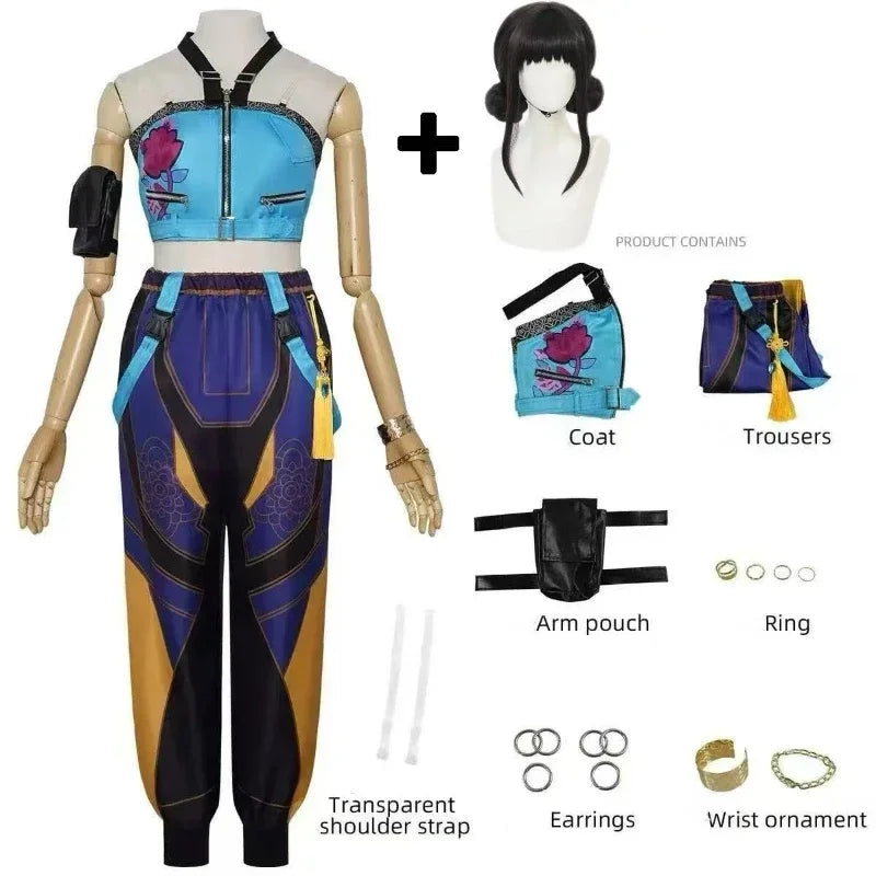 NovibebeCo. Girls Anime Roleplay Halloween Cosplay Full Costume Set