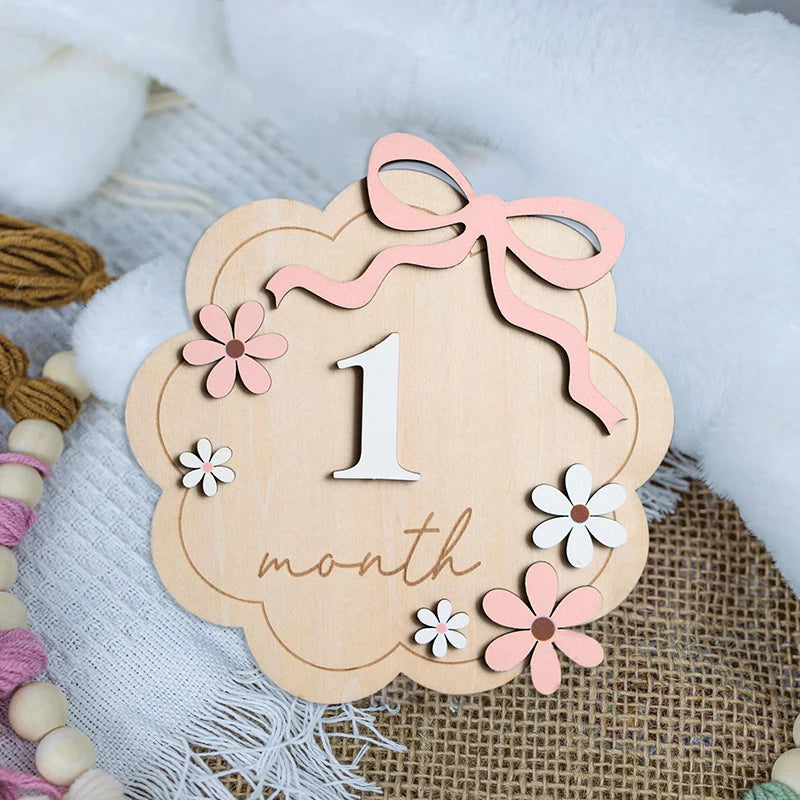 Wooden Hello World Newborn Sign