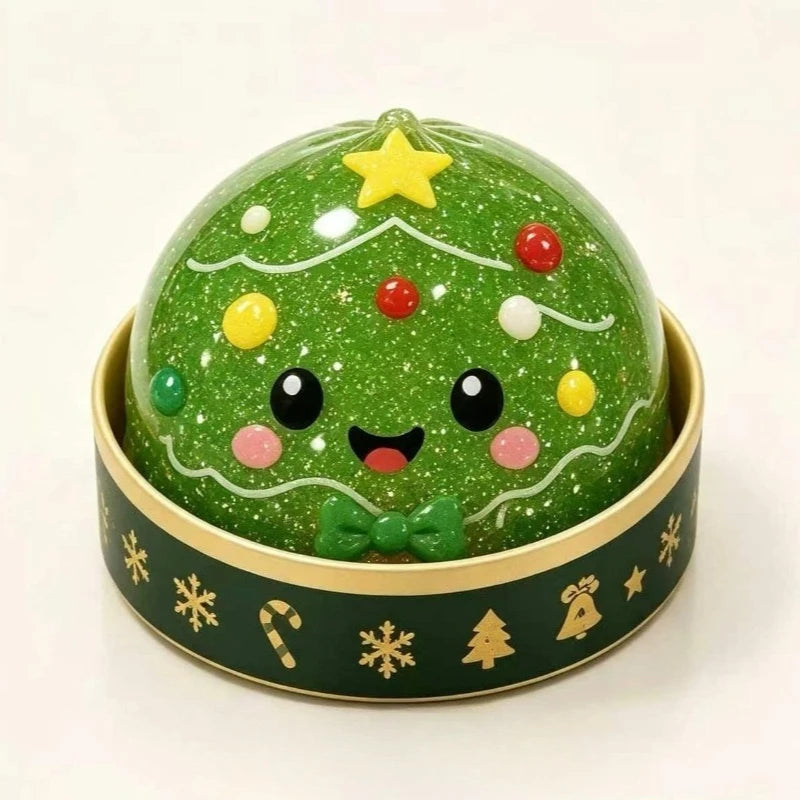 Christmas Dumpling Squishy Toy - Snowman, Elk & Santa Set