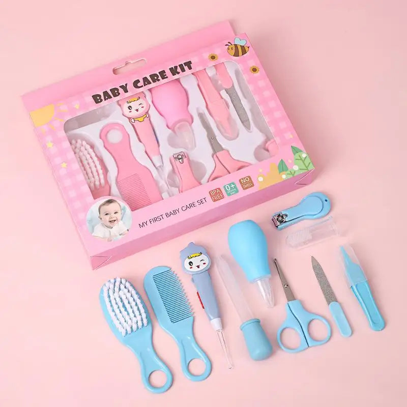 【1Set Comb Grooming Baby Care Kit Baby Portable Tool Grooming Nail Care Set】