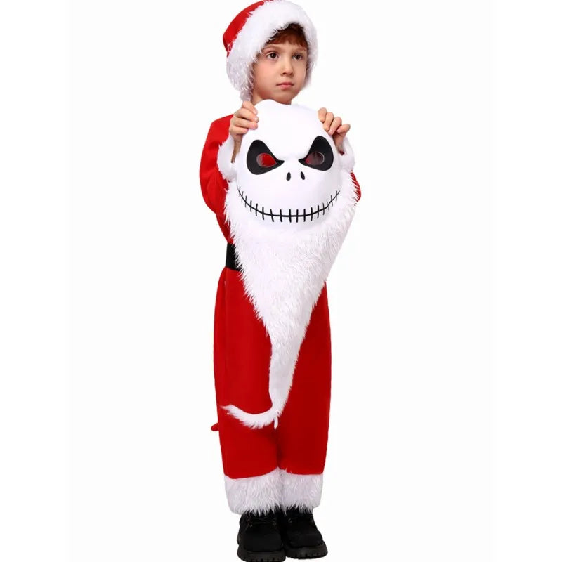 NovibebeCo. Girls Jack Skellington & Sally Halloween Cosplay Costume