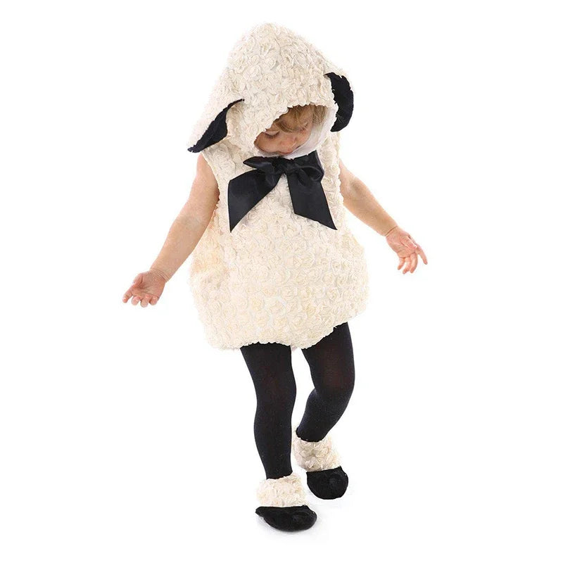 Baby Girls’ Lamb Halloween Costume Set