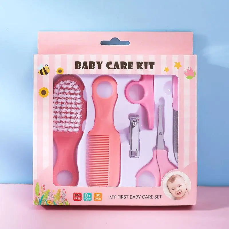 【1Set Comb Grooming Baby Care Kit Baby Portable Tool Grooming Nail Care Set】