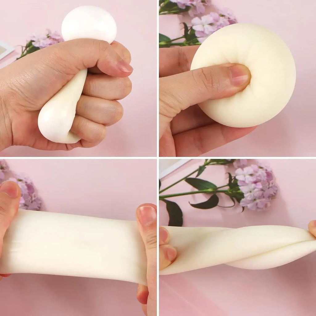 Squishy Buns Fidget Toy - Slow Rising Stress Reliever