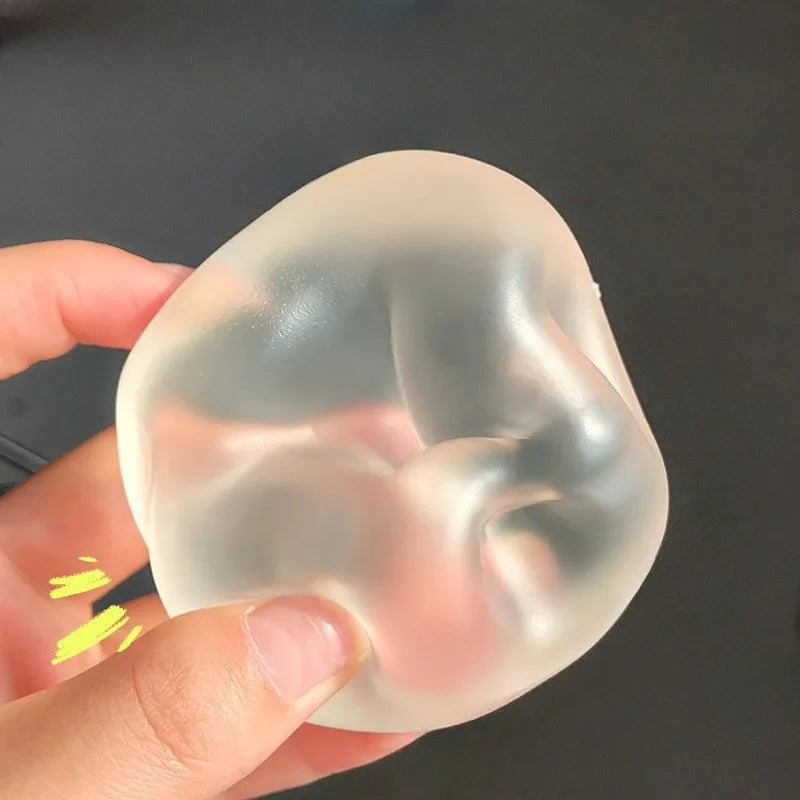 Transparent Mochi Plasticity Fidget Toy - Moldable Stress Ball
