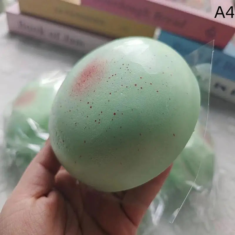 Glitter Round Squishy Stress Ball - Slow Rebound Sensory Toy