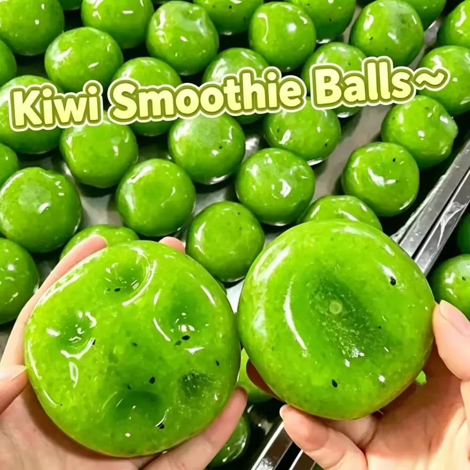 Kiwi & Watermelon Slush Squeeze Ball - Crunchy Sound Fidget Toy