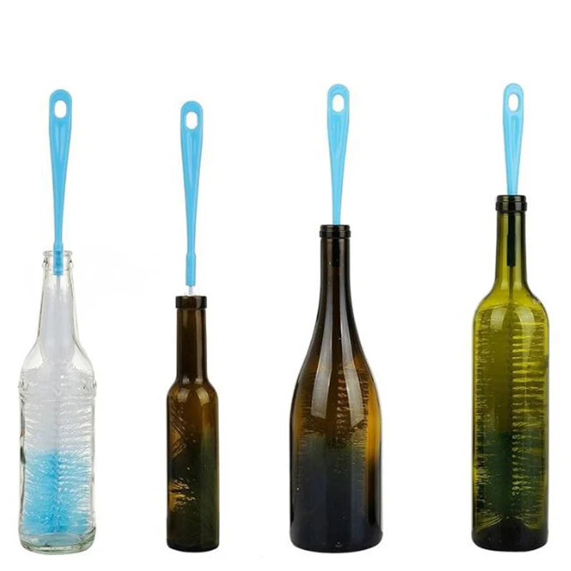 16” Long Bottle Brush Cleaner For Washing Wine/Beer/Sport Well/Thermos/Glass and Long Narrow Neck Sport Bottles Vacuum Flasks