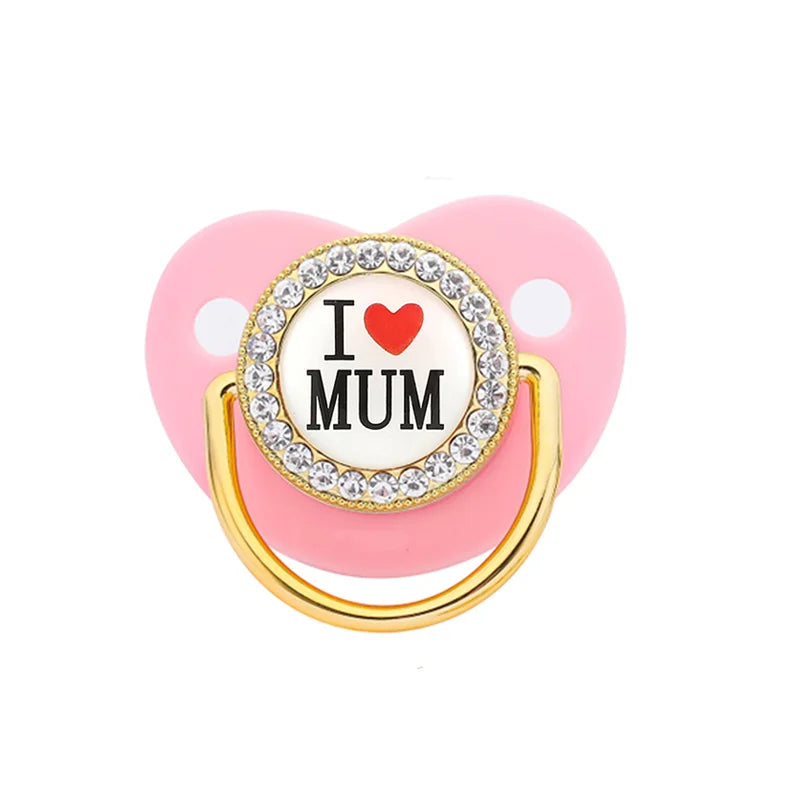 Bling Silicone Baby Pacifier, BPA-Free