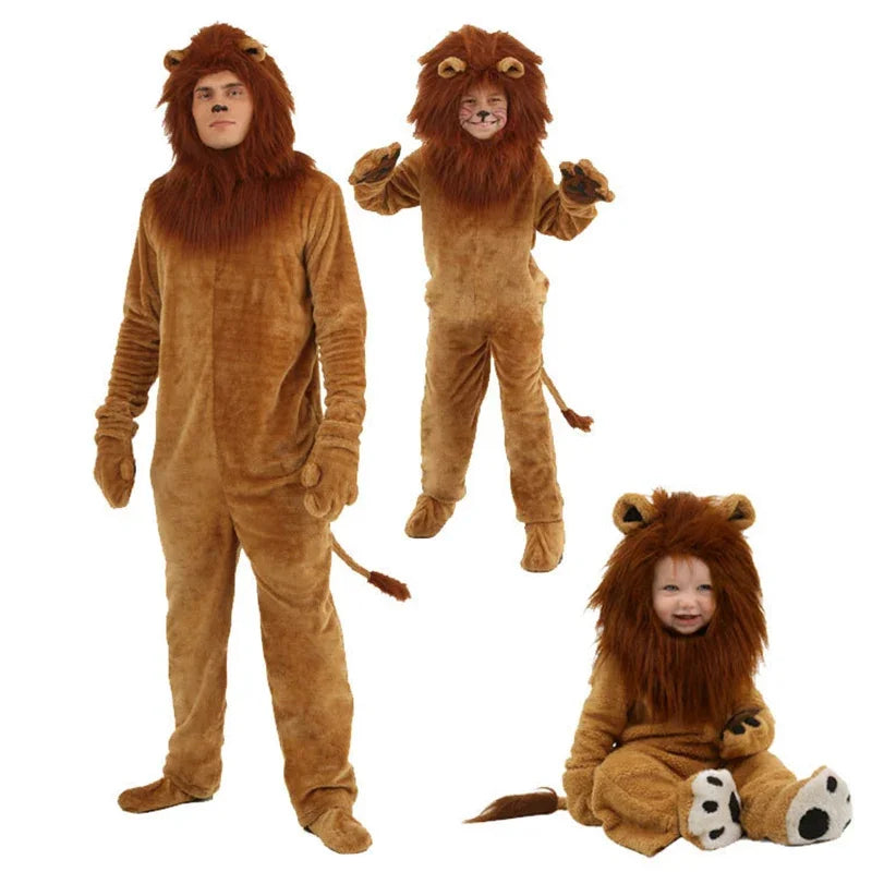 NovibebeCo. Kids Wizard & Lion King Halloween Costume Jumpsuit