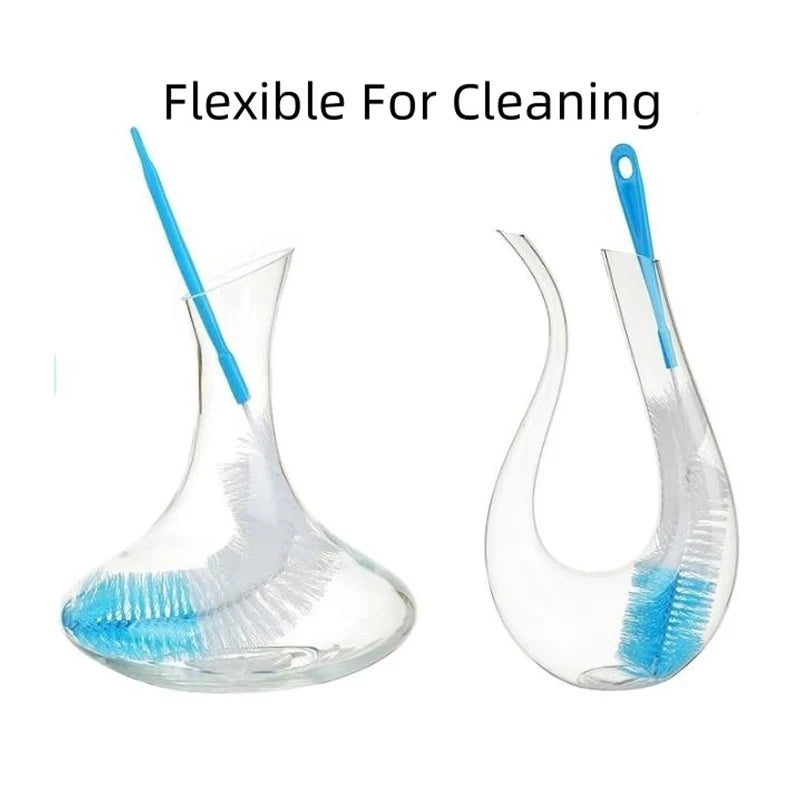 16” Long Bottle Brush Cleaner For Washing Wine/Beer/Sport Well/Thermos/Glass and Long Narrow Neck Sport Bottles Vacuum Flasks