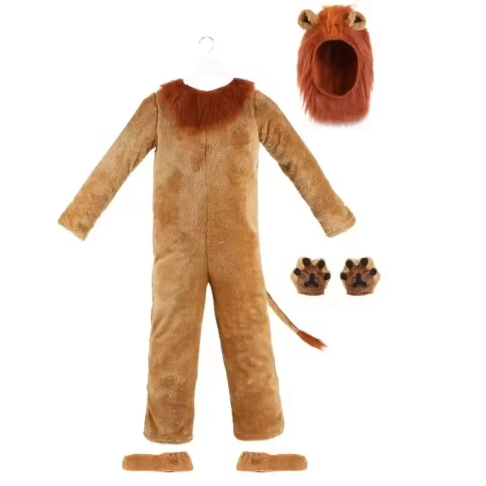 NovibebeCo. Kids Wizard & Lion King Halloween Costume Jumpsuit