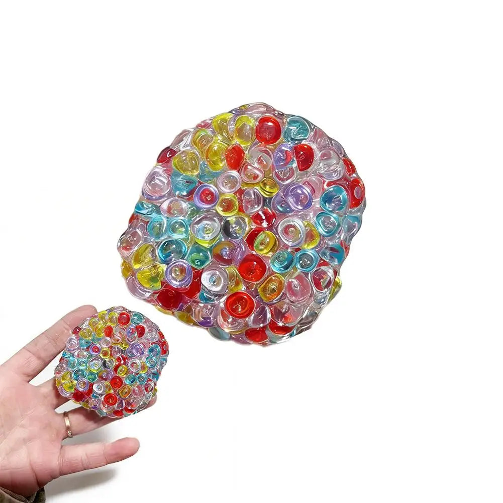 Ice Bead Mochi Squishy — Soft Fidget Stress Ball