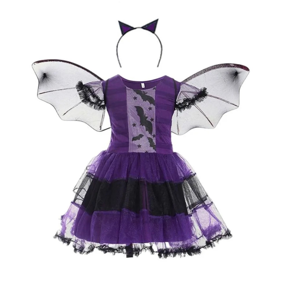 Kids’ Kawaii Witch Wizard Costume Set