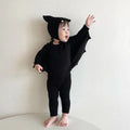 NovibebeCo. Baby Halloween Bat Sleeve Bodysuit & Hat Set