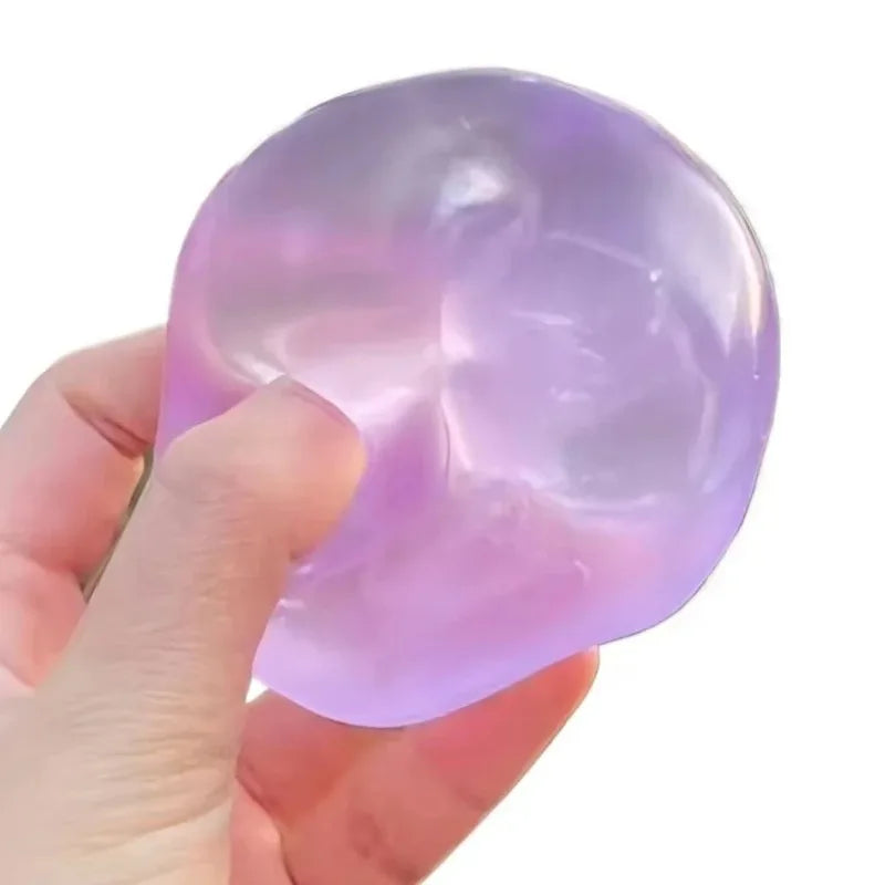 Transparent Mochi Plasticity Fidget Toy - Moldable Stress Ball