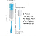 16” Long Bottle Brush Cleaner For Washing Wine/Beer/Sport Well/Thermos/Glass and Long Narrow Neck Sport Bottles Vacuum Flasks