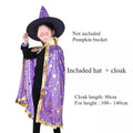 Kids’ Witch Hat & Cape Costume Set
