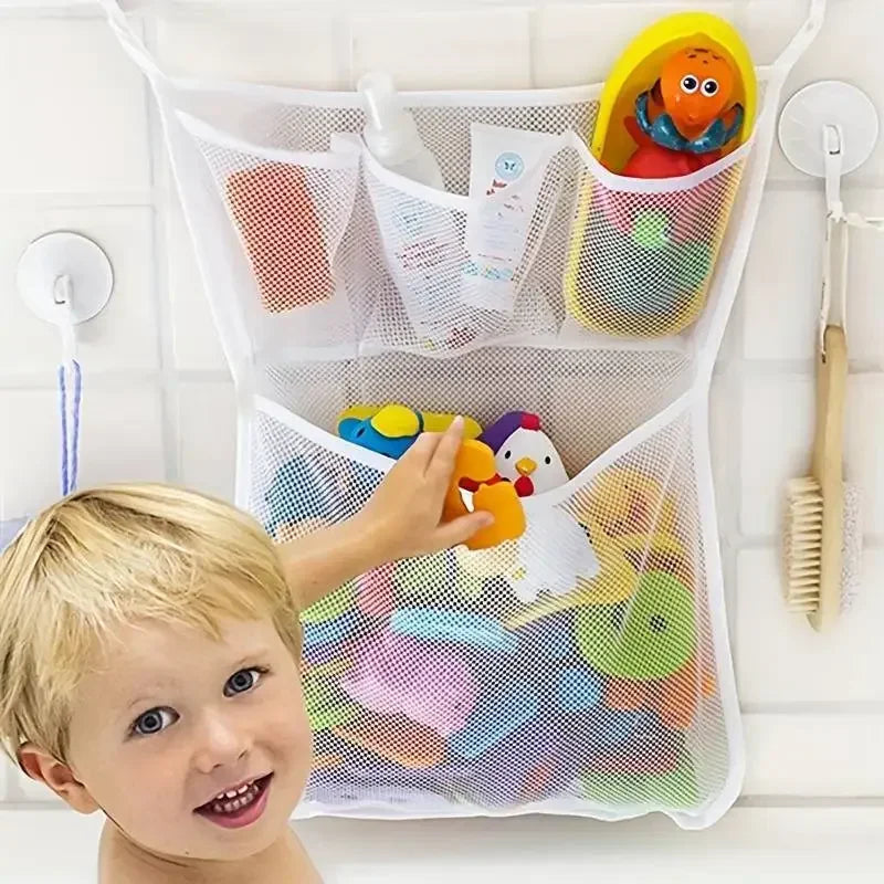 Baby Bath Toy Storage Bag with Suction Cups