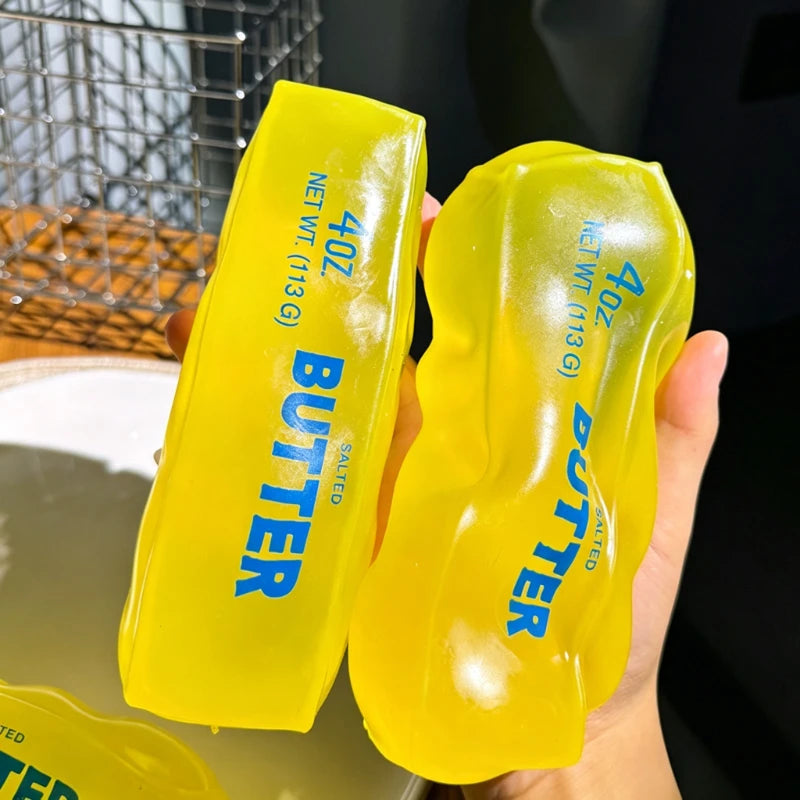 Slow-Rise Butter Squishy — Soft Sensory Fidget Toy