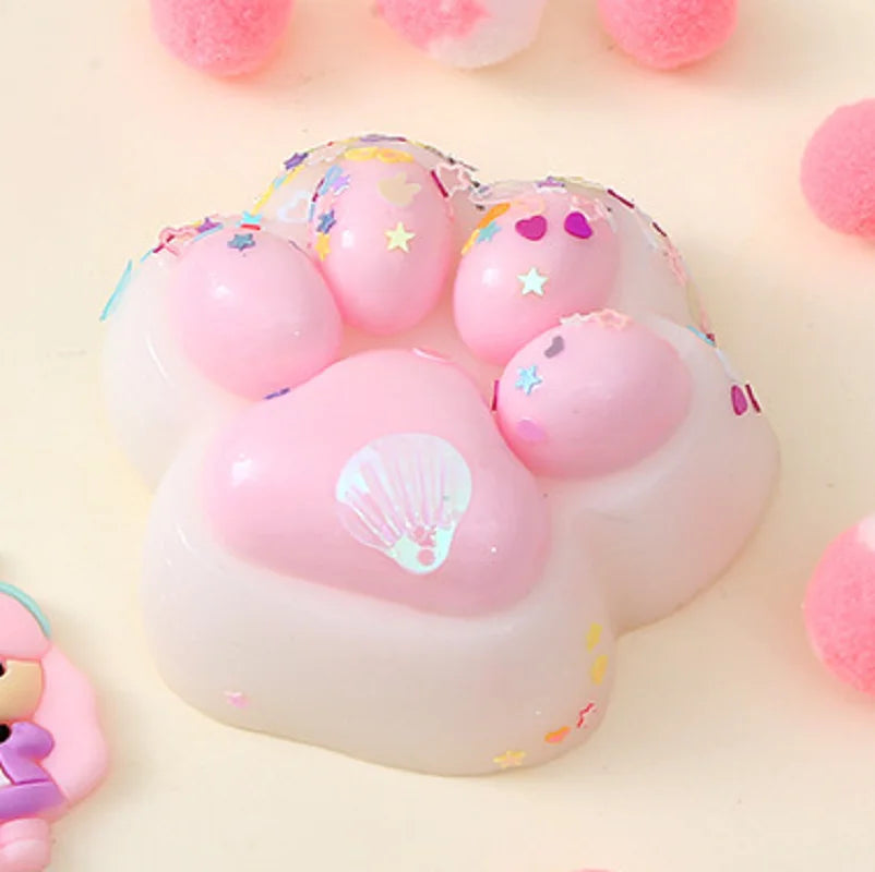 Cat Paw Squishy Anti-Stress Toy - Soft Jelly Feel Fidget