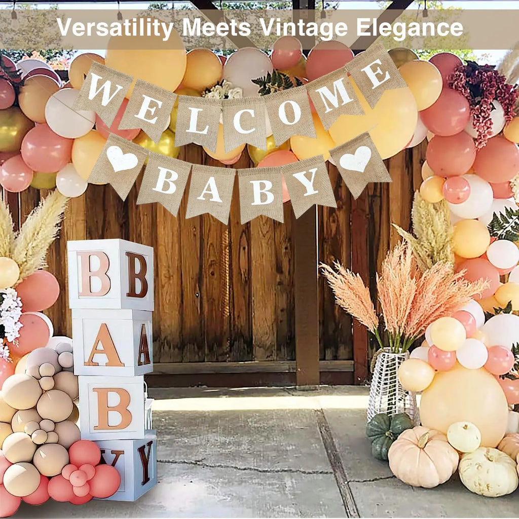 Welcome Baby Announcement Banner