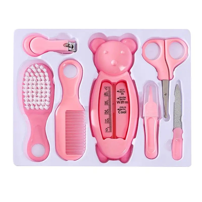 【1Set Comb Grooming Baby Care Kit Baby Portable Tool Grooming Nail Care Set】