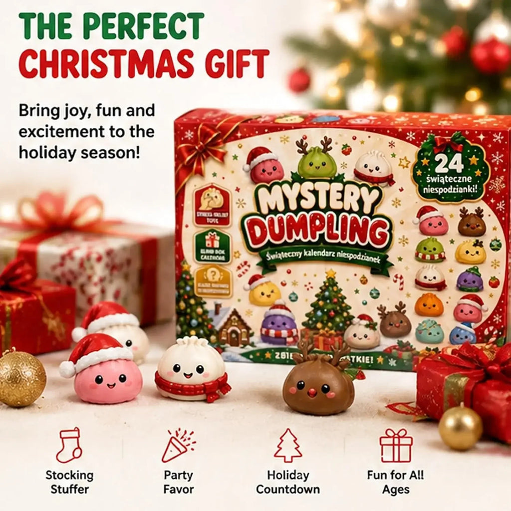 Christmas Squishy Advent Calendar - 24 Day Countdown Surprise Box