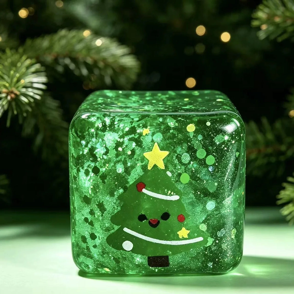 Christmas Squeeze Cube - Anti-Anxiety Stress Relief Ornament
