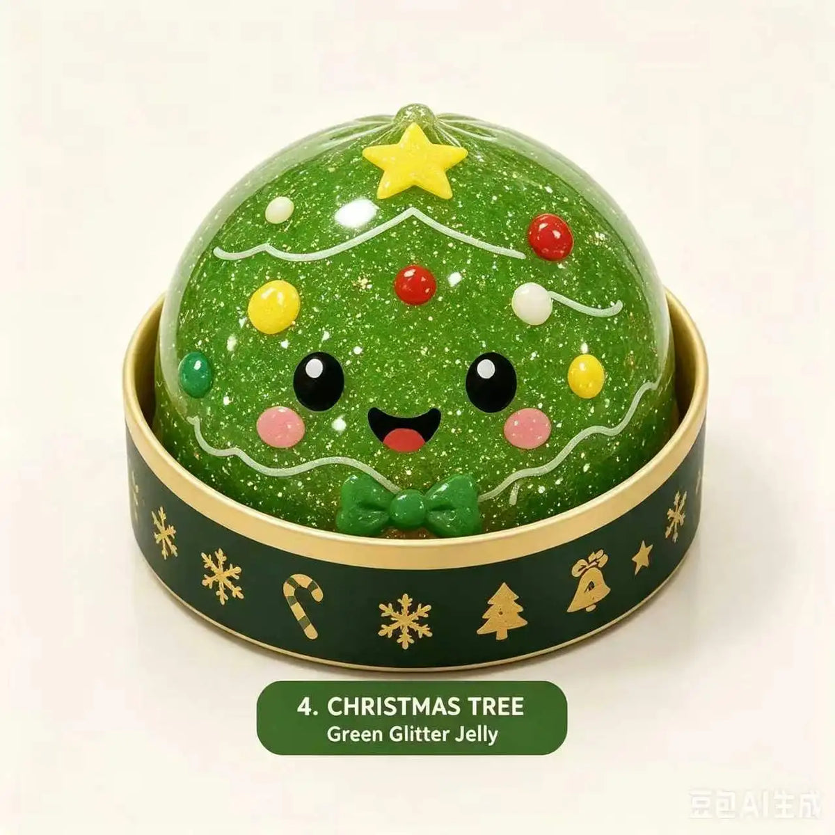 Christmas Dumpling Squishy Toy - Snowman, Elk & Santa Set