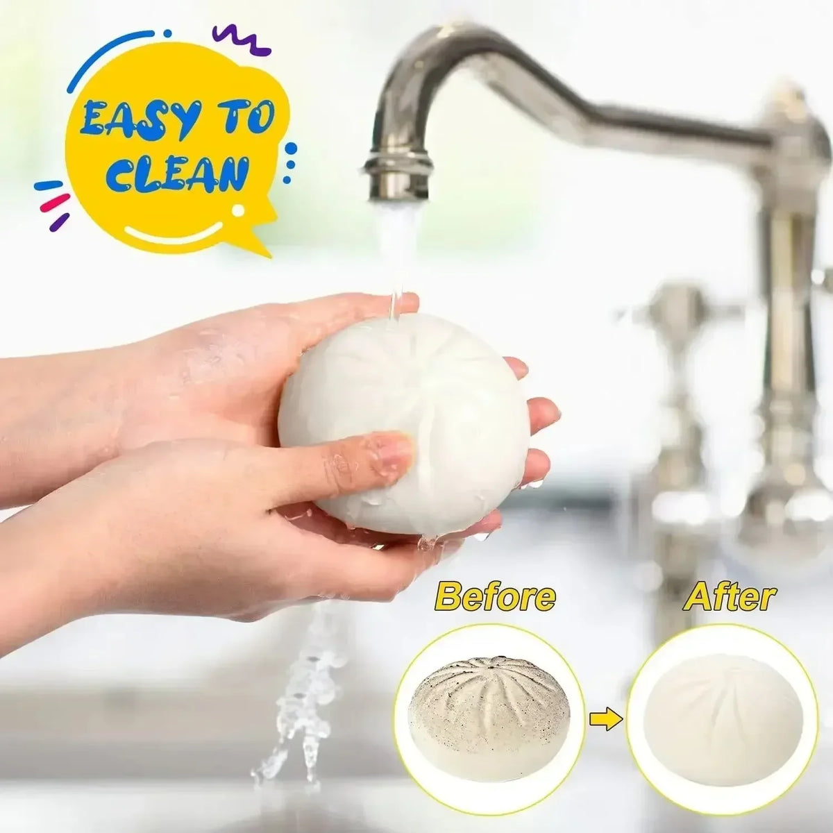 Squishy Buns Fidget Toy - Slow Rising Stress Reliever