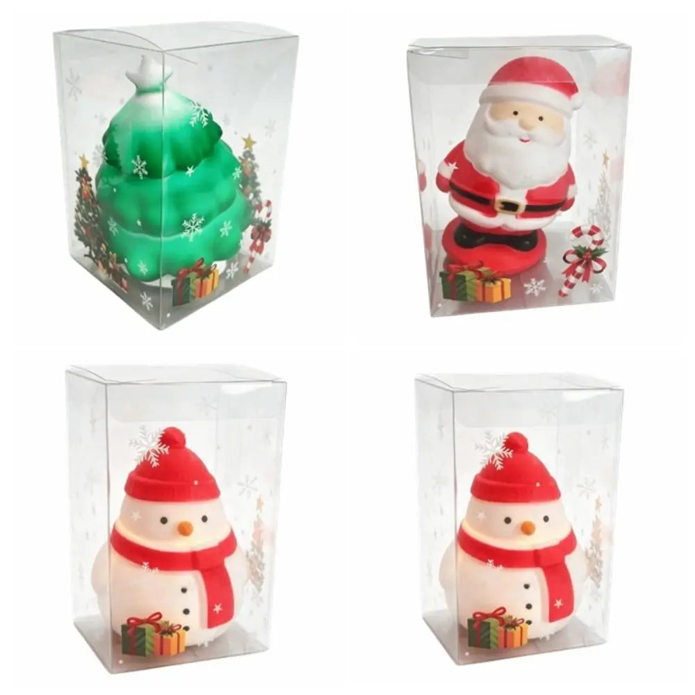 Soft Christmas Squishy Toy - Santa, Tree & Snowman