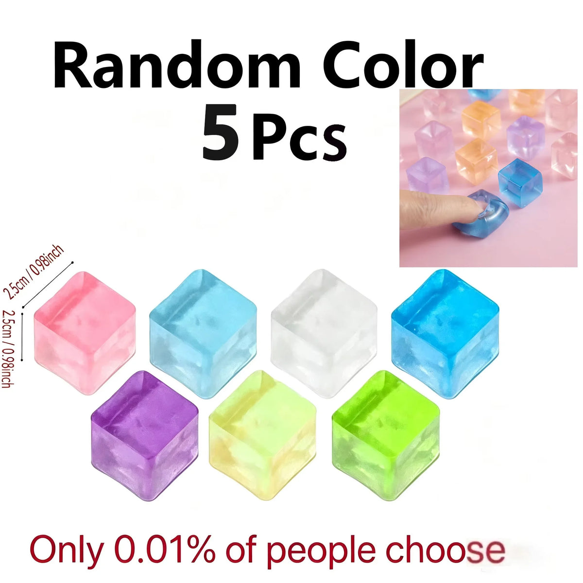 Christmas Squishy Cheese Cube Set - Stress Relief Toy