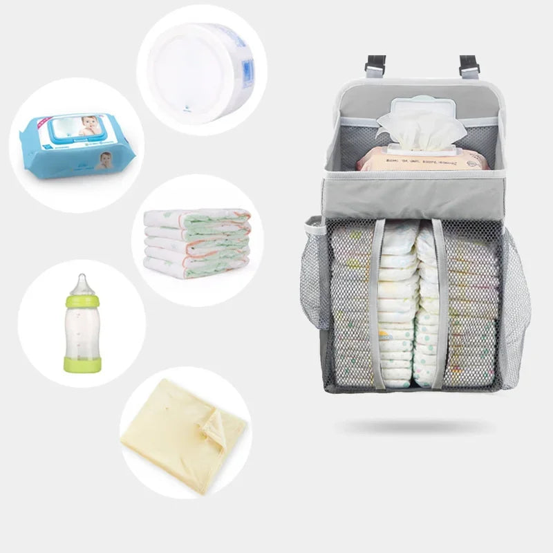 Baby Crib Hanging Organizer