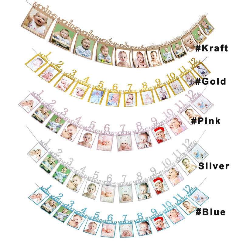 Baby Monthly Milestone Banner