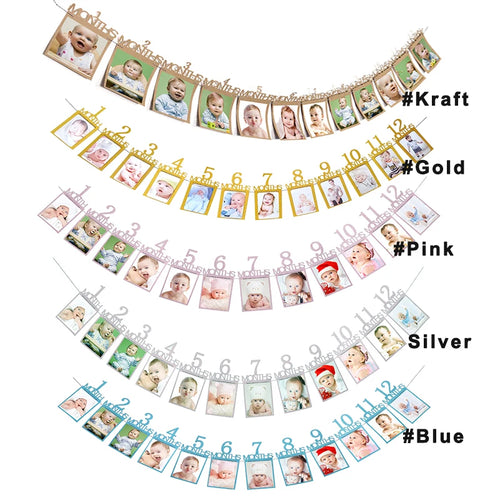 Baby Monthly Milestone Banner