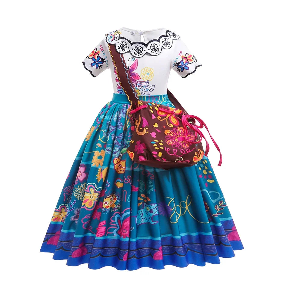 NovibebeCo. Girls Halloween Princess Cosplay Dress - Rapunzel, Anna & Elsa