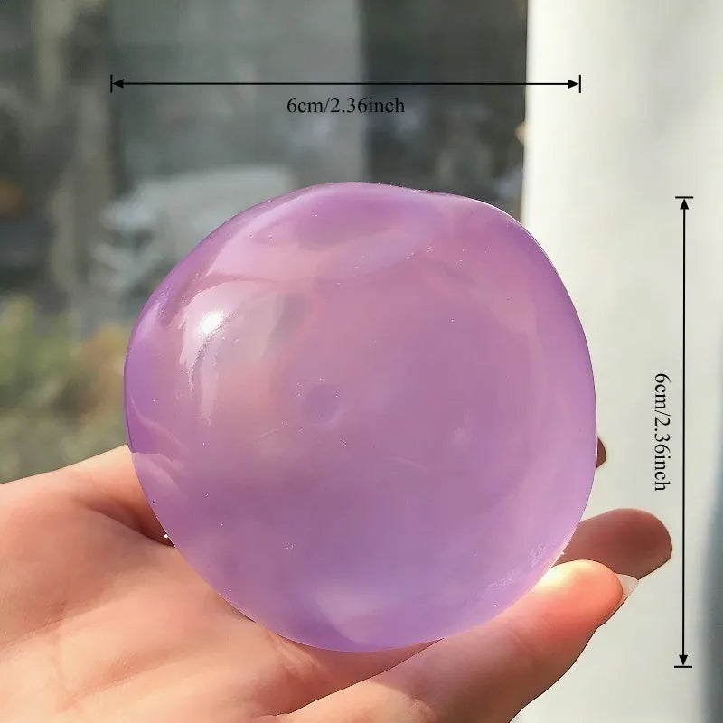 Transparent Mochi Plasticity Fidget Toy - Moldable Stress Ball