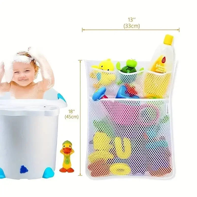 Baby Bath Toy Storage Bag with Suction Cups