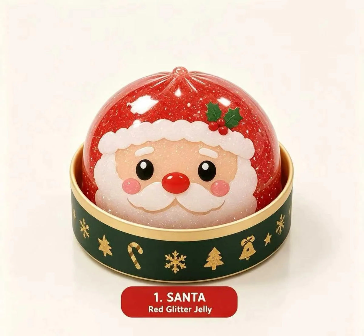 Christmas Dumpling Squishy Toy - Snowman, Elk & Santa Set
