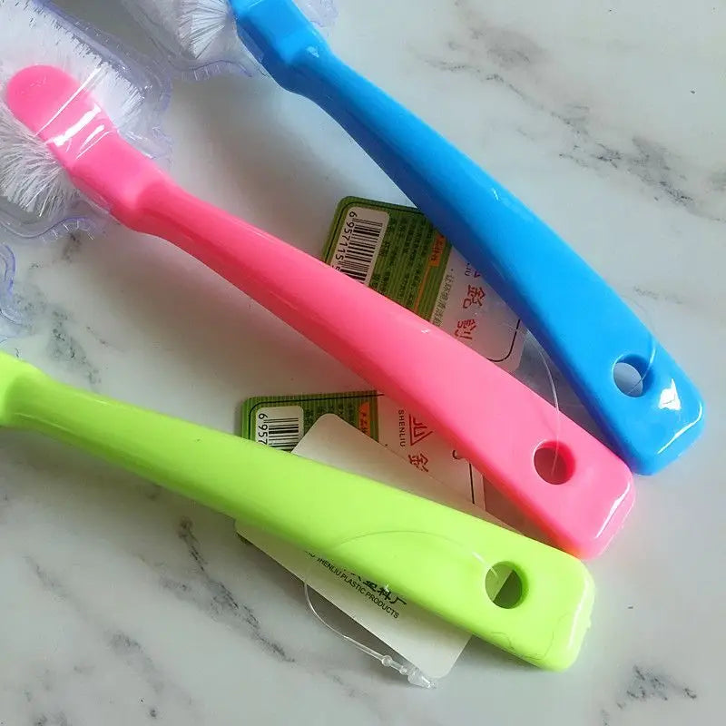 Long Handle Bottle Cleaning Brush Soft Bristles Cup Glass Water Bottle Cleaner Brush Kitchen Multifunctional Washing Brush