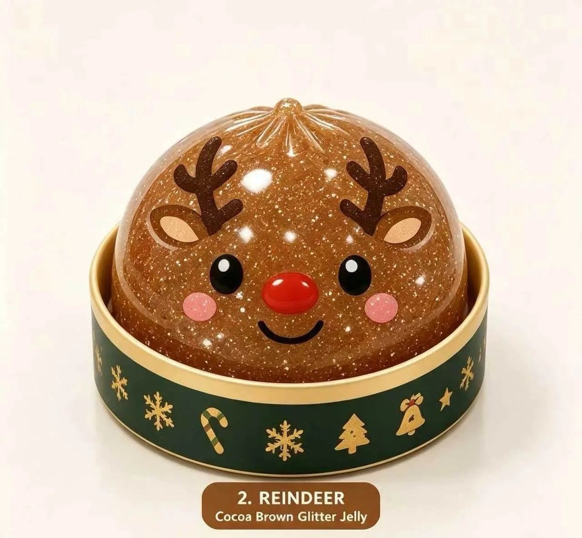 Christmas Dumpling Squishy Toy - Snowman, Elk & Santa Set
