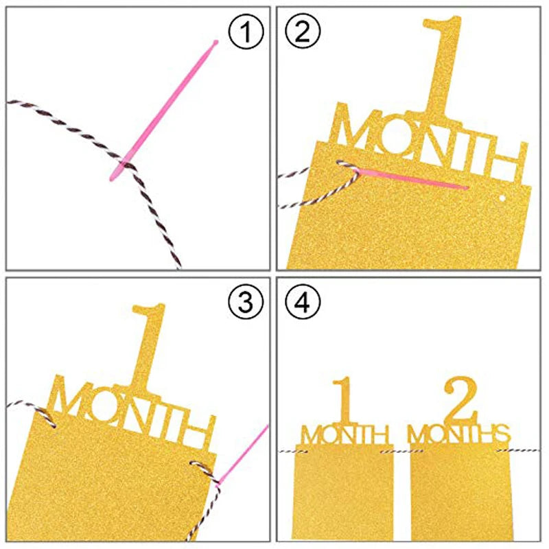 Baby Monthly Milestone Banner