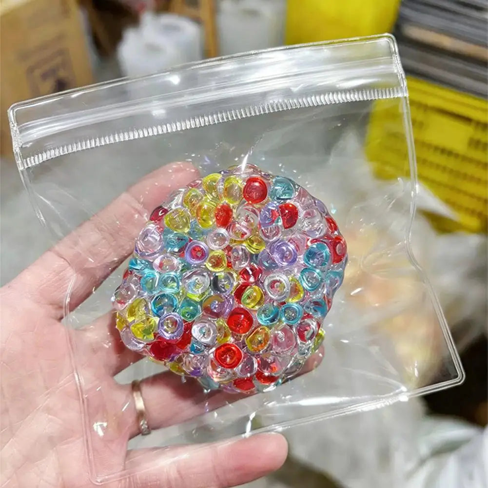 Ice Bead Mochi Squishy — Soft Fidget Stress Ball