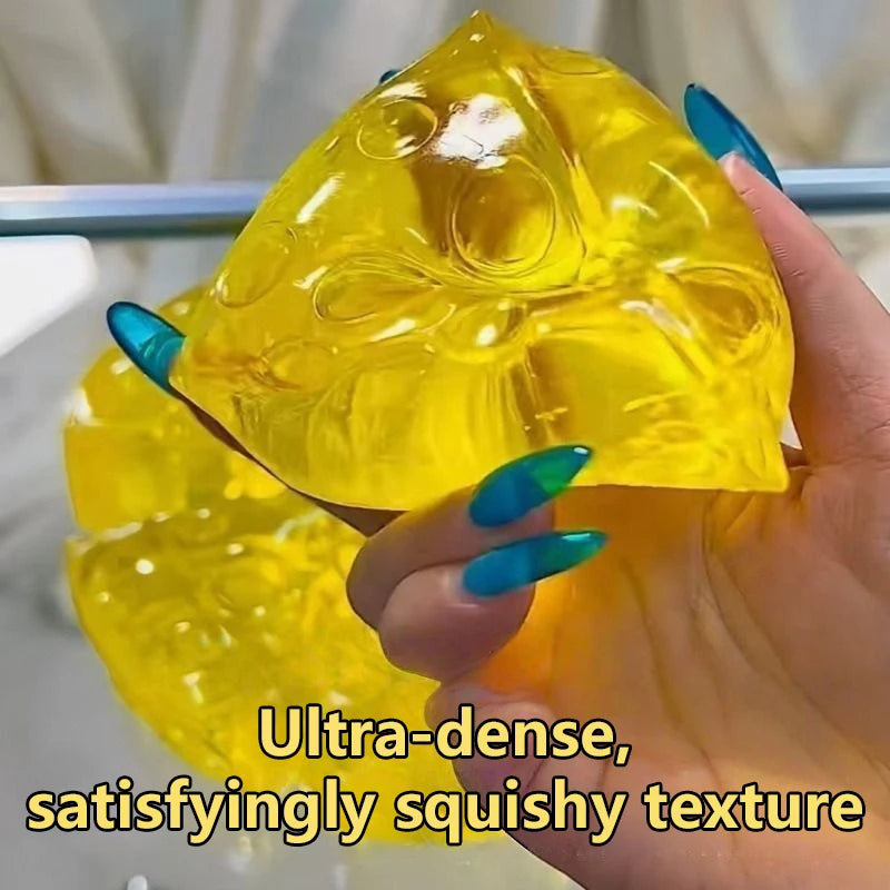 Honey Cheese Mochi Squishy — Soft Sensory Fidget Toy
