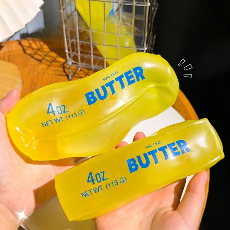 Slow-Rise Butter Squishy — Soft Sensory Fidget Toy