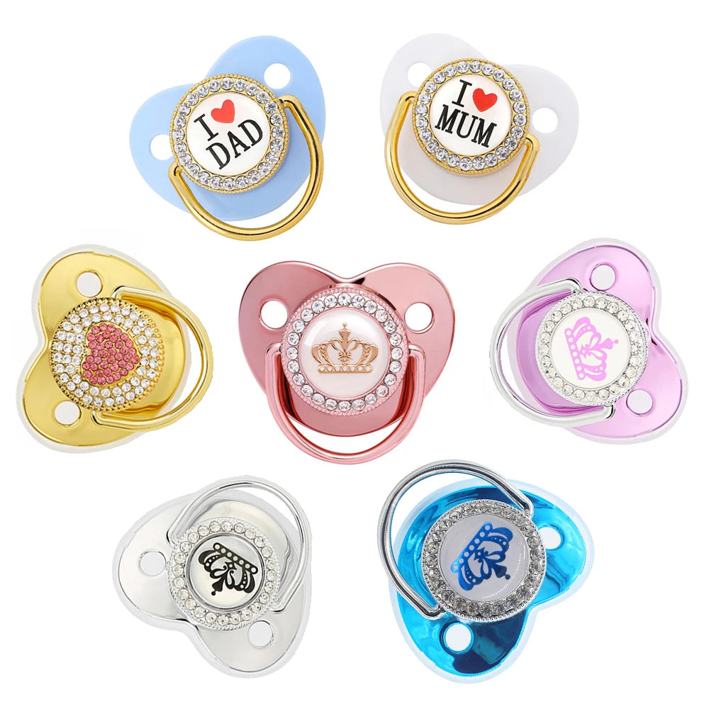 Bling Silicone Baby Pacifier, BPA-Free